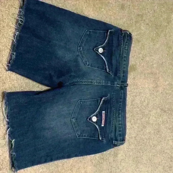 HUDSON Size 28 VICEROY MIDRISE KNEE BERMUDA STRETCH SHORTS VISALIA BLUE - Picture 6 of 8